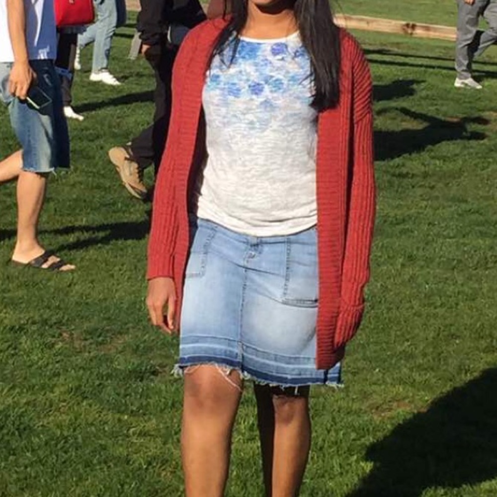 Denim skirt